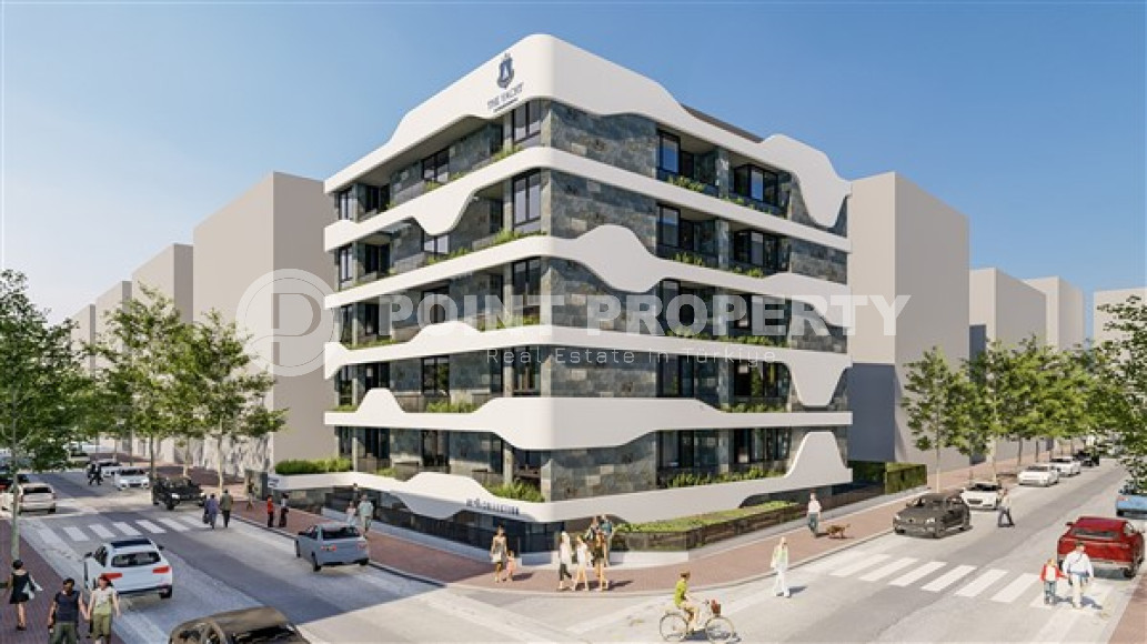 Двухуровневые апартаменты состоящие из двух квартир на 5 этаже и мансарде комплекса, центр Аланьи-id-4051-фото-2