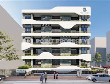 Двухуровневые апартаменты состоящие из двух квартир на 5 этаже и мансарде комплекса, центр Аланьи-id-4051-фото-4