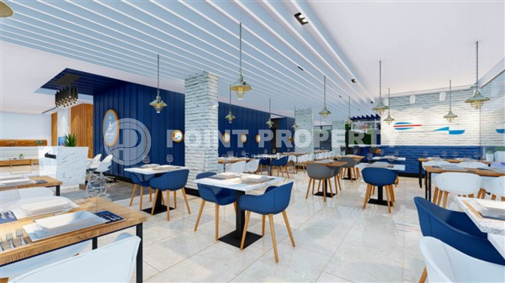 Двухуровневые апартаменты состоящие из двух квартир на 5 этаже и мансарде комплекса, центр Аланьи-id-4051-фото-8