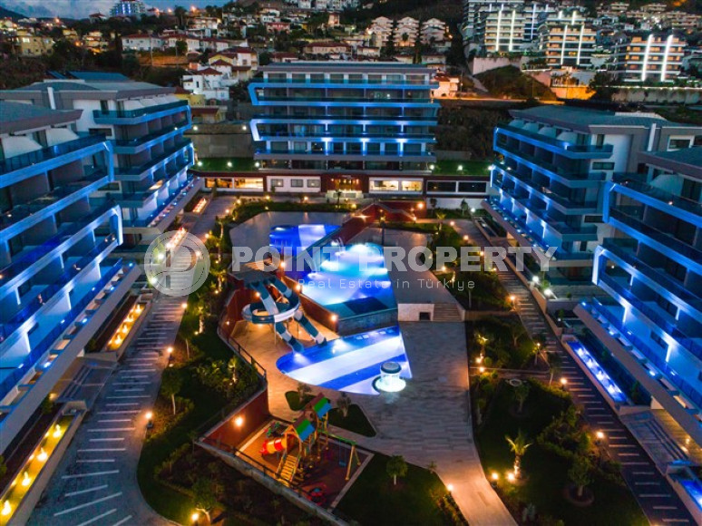 Magnificent duplex apartment 232 m2 with four balconies, Kargicak area-id-4053-photo-9