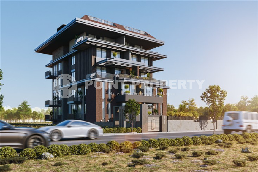 A beautiful boutique project under construction in the Kestel area, 150 meters from the sea. Apartments 60 - 205 m2.-id-4054-photo-4