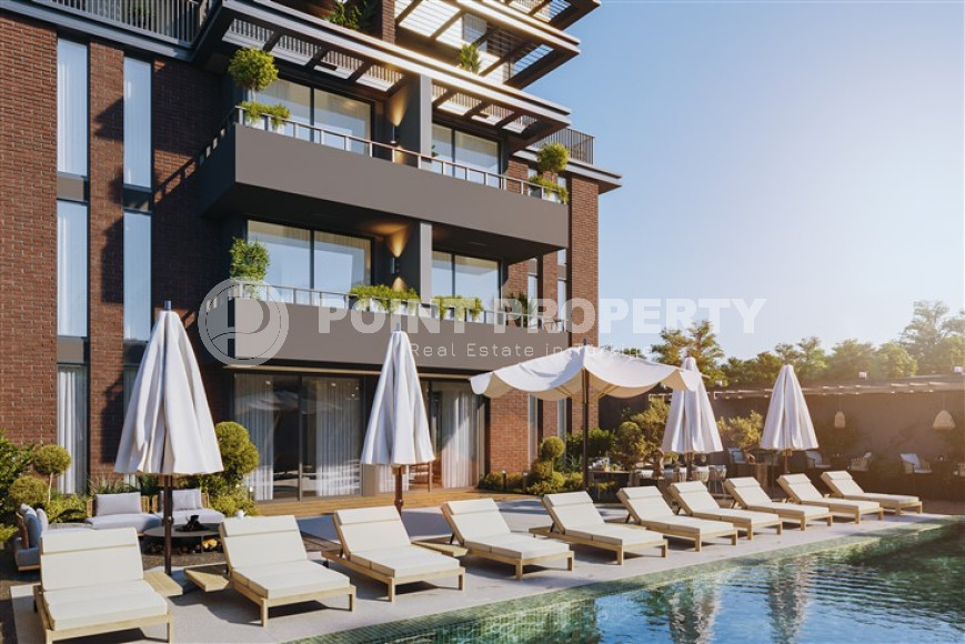 A beautiful boutique project under construction in the Kestel area, 150 meters from the sea. Apartments 60 - 205 m2.-id-4054-photo-6