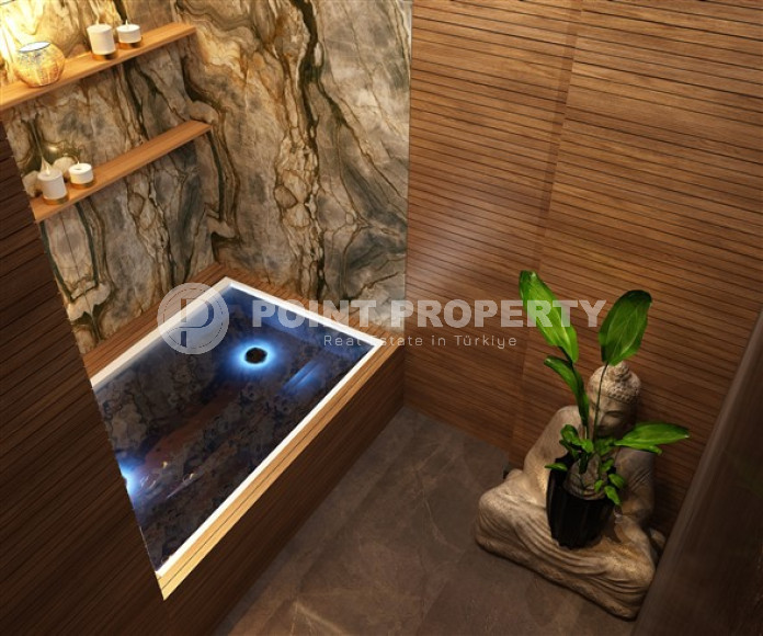 A beautiful boutique project under construction in the Kestel area, 150 meters from the sea. Apartments 60 - 205 m2.-id-4054-photo-12