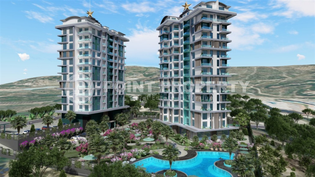 Cozy apartment with a 1+1 layout and an area of 65 m2 in an elite complex in the Mahmutlar area, 1400 m from the sea-id-1337-photo-1