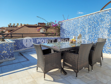 Уютный светлый пентхаус 4+2 в районе Оба для большой семьи в 450 м от моря-id-4060-фото-2