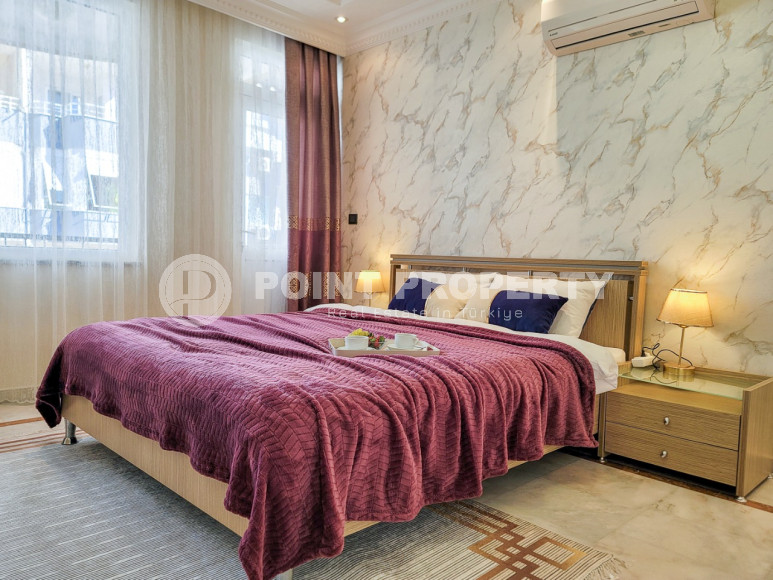 Уютный светлый пентхаус 4+2 в районе Оба для большой семьи в 450 м от моря-id-4060-фото-11