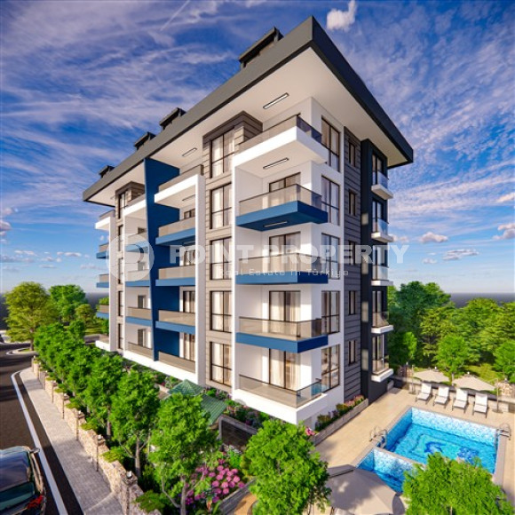 Comfortable apartments 2+1 and 3+1 in a residence under construction, Ciplakli district-id-4065-photo-4