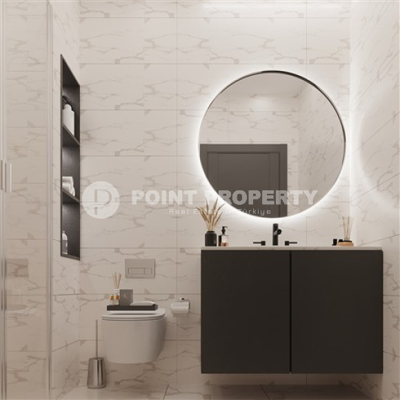 Апартаменты и дуплексные квартиры с площадью 40 - 109 м2 в новом комплексе на начальной стадии строительства, Газипаша-id-4067-фото-7