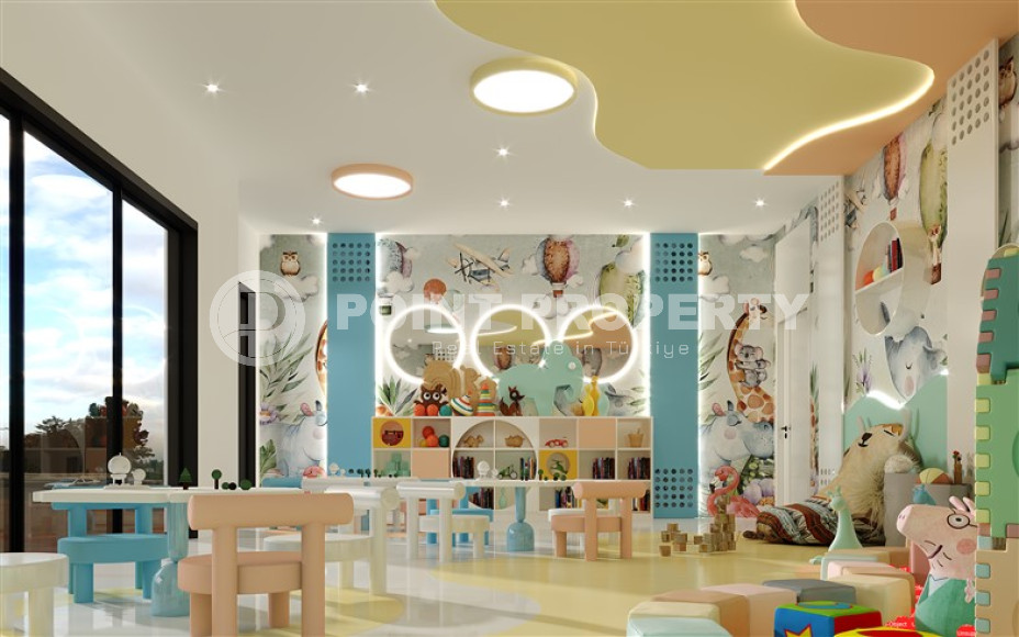 Апартаменты и дуплексные квартиры с площадью 40 - 109 м2 в новом комплексе на начальной стадии строительства, Газипаша-id-4067-фото-10