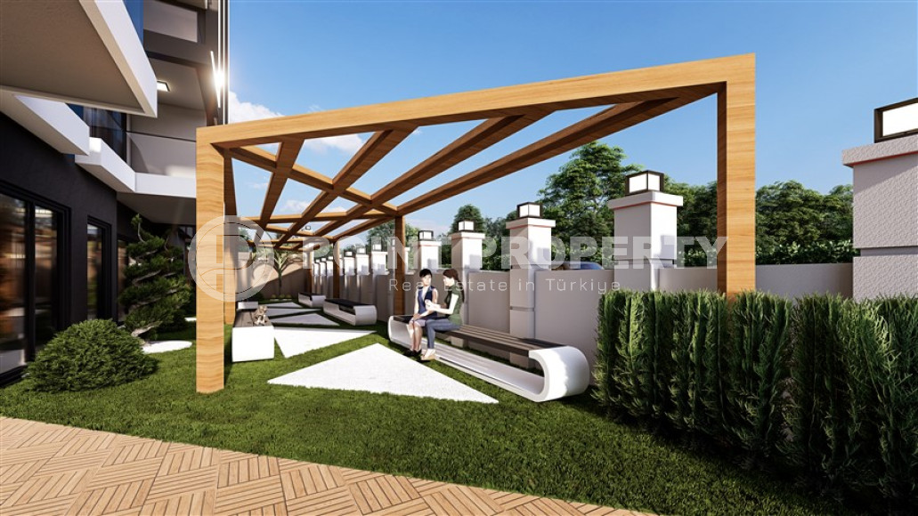 Апартаменты и дуплексные квартиры с площадью 40 - 109 м2 в новом комплексе на начальной стадии строительства, Газипаша-id-4067-фото-11