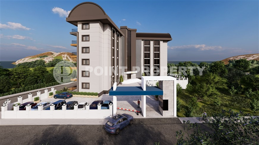 Апартаменты и дуплексные квартиры с площадью 40 - 109 м2 в новом комплексе на начальной стадии строительства, Газипаша-id-4067-фото-13