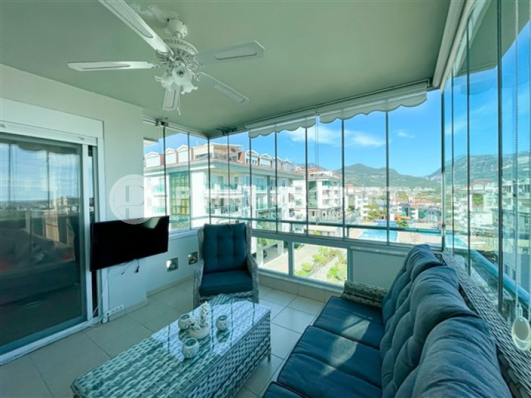 Шестикомнатный пентхаус 4+2 с площадью 210 м2 и красивым интерьером комнат, район Оба-id-4068-фото-9