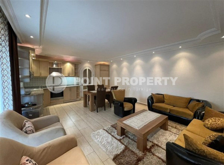 Furnished apartment 2+1 with two balconies 300 meters from the sea, Oba district-id-4069-photo-1