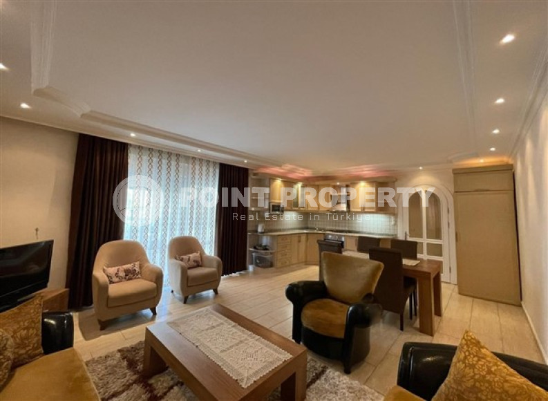 Меблированная квартира 2+1 с двумя балконами в 300 метрах от моря, район Оба-id-4069-фото-5