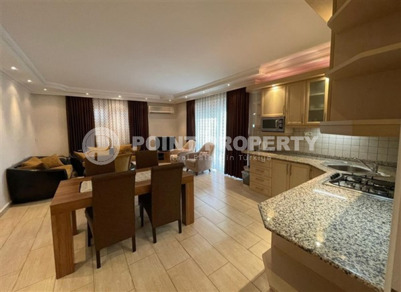 Меблированная квартира 2+1 с двумя балконами в 300 метрах от моря, район Оба-id-4069-фото-6