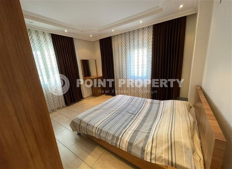 Furnished apartment 2+1 with two balconies 300 meters from the sea, Oba district-id-4069-photo-7