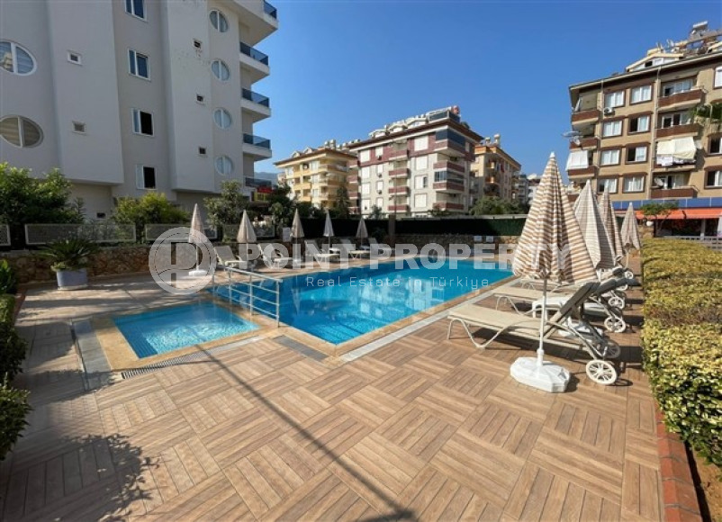 Furnished apartment 2+1 with two balconies 300 meters from the sea, Oba district-id-4069-photo-9