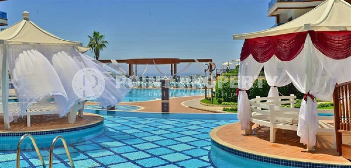 Stylish 1+1 apartment in a luxury residential complex with a water park, cinema, bowling alley, tennis court and SPA area.-id-4072-photo-14