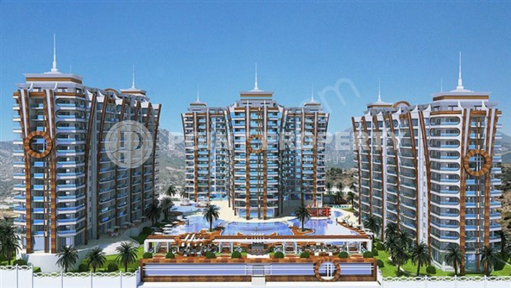 Stylish 1+1 apartment in a luxury residential complex with a water park, cinema, bowling alley, tennis court and SPA area.-id-4072-photo-15