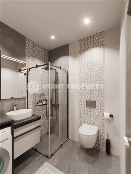 New project - apartments and duplexes on different floors in a building under construction in the prestigious Upper Oba area of Alanya.-id-4079-photo-10