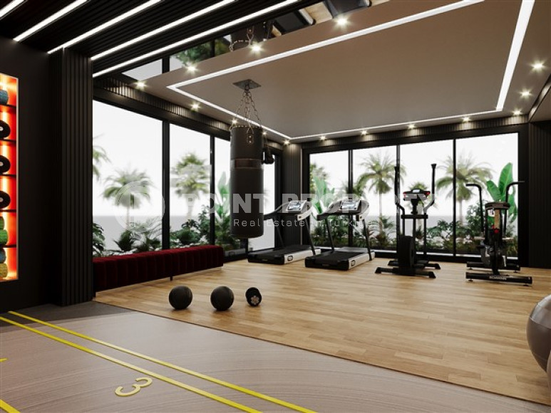 New project - apartments and duplexes on different floors in a building under construction in the prestigious Upper Oba area of Alanya.-id-4079-photo-12