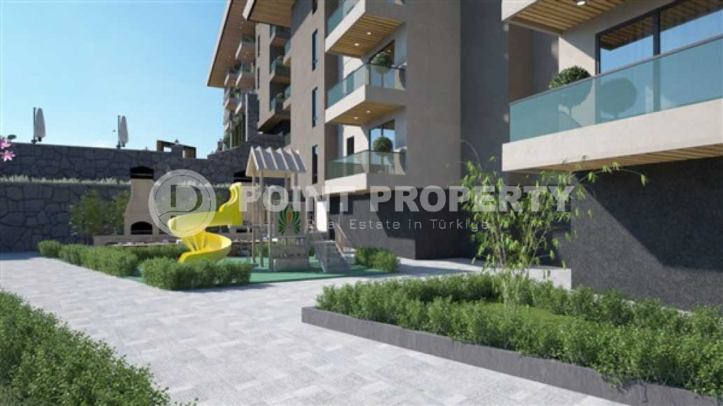 Недорогие квартиры с площадью 53 - 113 м2 в новой резиденции отельного типа, район Конаклы-id-4085-фото-6