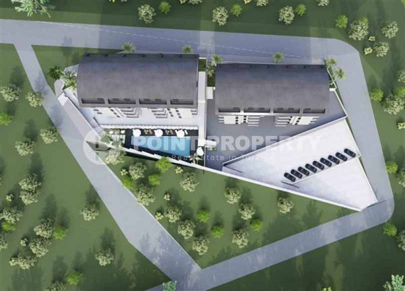 Недорогие квартиры с площадью 53 - 113 м2 в новой резиденции отельного типа, район Конаклы-id-4085-фото-7