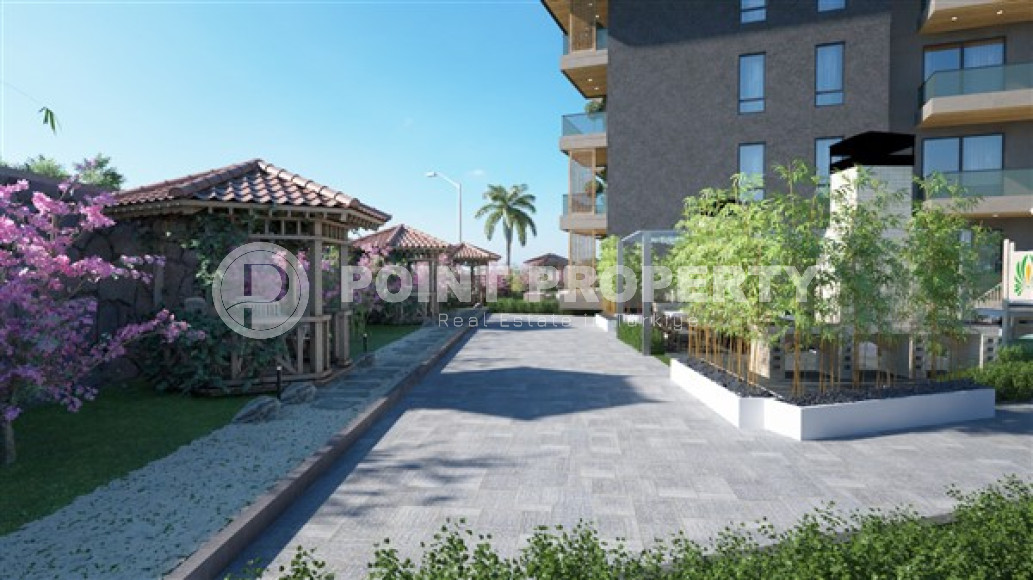 Недорогие квартиры с площадью 53 - 113 м2 в новой резиденции отельного типа, район Конаклы-id-4085-фото-8