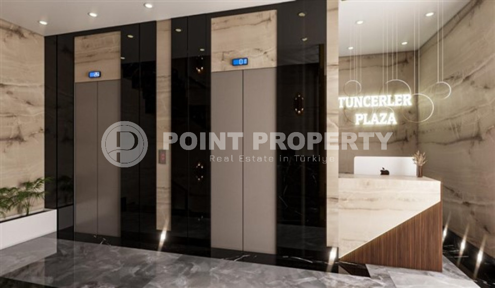 New office project under construction in the center of Alanya. Commercial premises with an area of 43 - 65 m2.-id-4092-photo-3