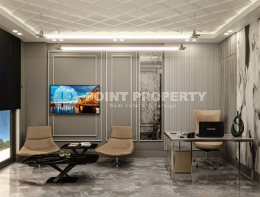 New office project under construction in the center of Alanya. Commercial premises with an area of 43 - 65 m2.-id-4092-photo-4