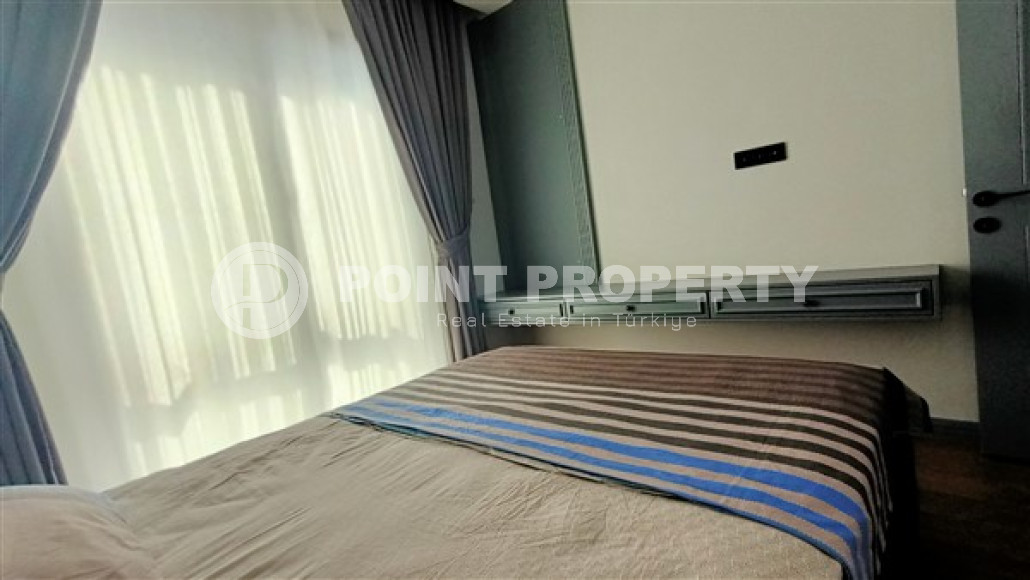 Уютная современная квартира 1+1 с новой мебелью и бытовой техникой в 500 метрах от знаменитого пляжа Клеопатры.-id-4098-фото-3