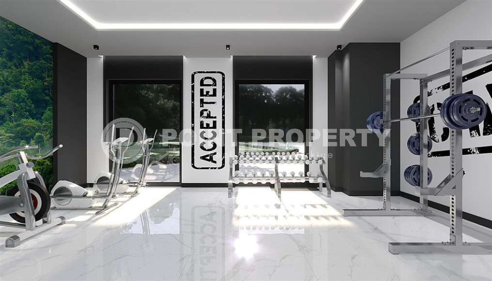 Недорогая небольшая квартира 1+1 в комплексе на стадии окончания работ, Газипаша-id-4105-фото-11