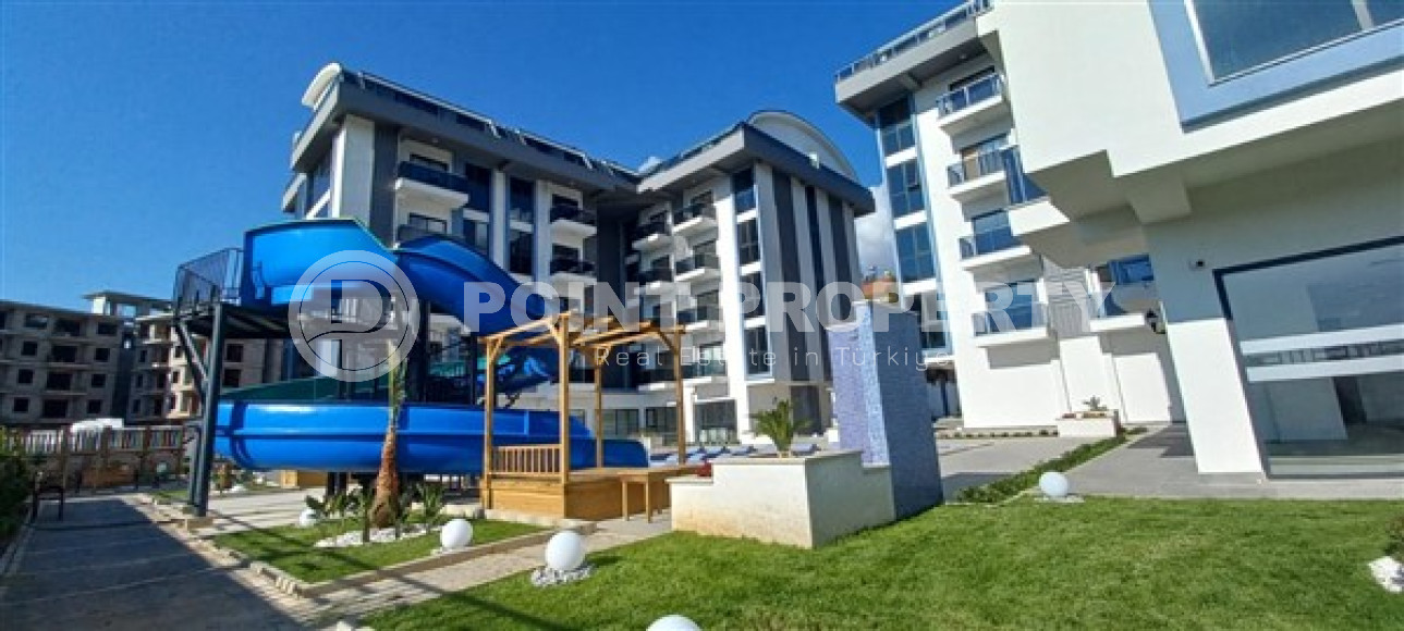 Уютная двухкомнатная квартира 50 м2 в новой резиденции на удалении от моря, район Оба-id-4106-фото-13