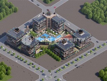 Luxury apartments and duplex apartments 58 - 165 m2 in a luxury investment project in Kargicak area-id-4110-photo-2