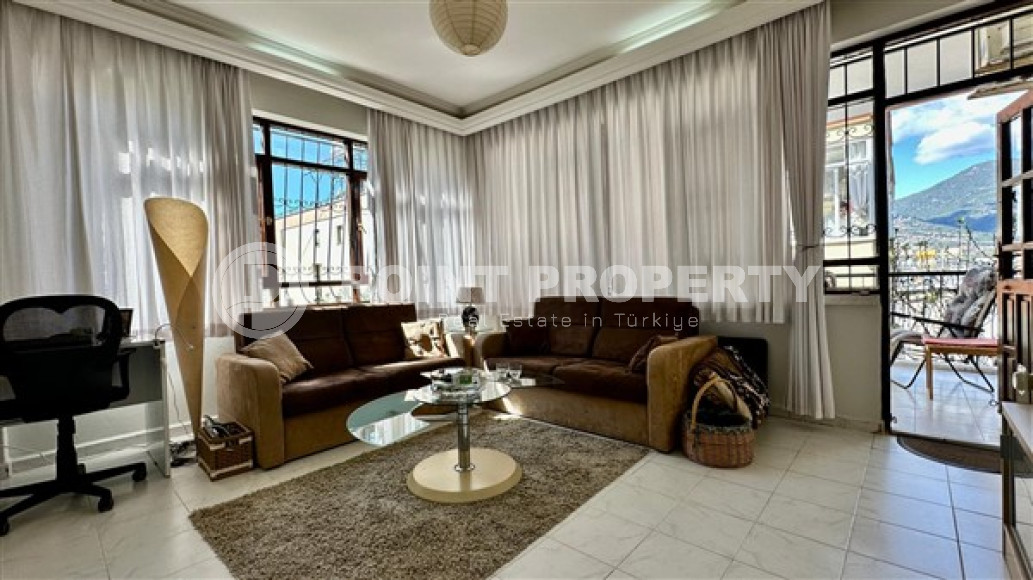 Красивый садовый дуплекс с площадью 110 м2 в самом центре Аланьи-id-4125-фото-12