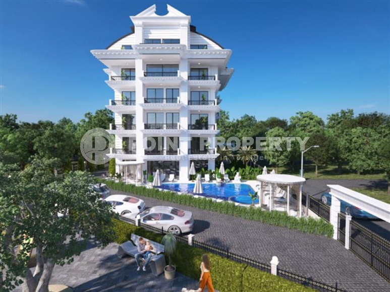 A complex under construction in the Oba area with apartments of various layouts and an area of 62 - 100 m2-id-4127-photo-2