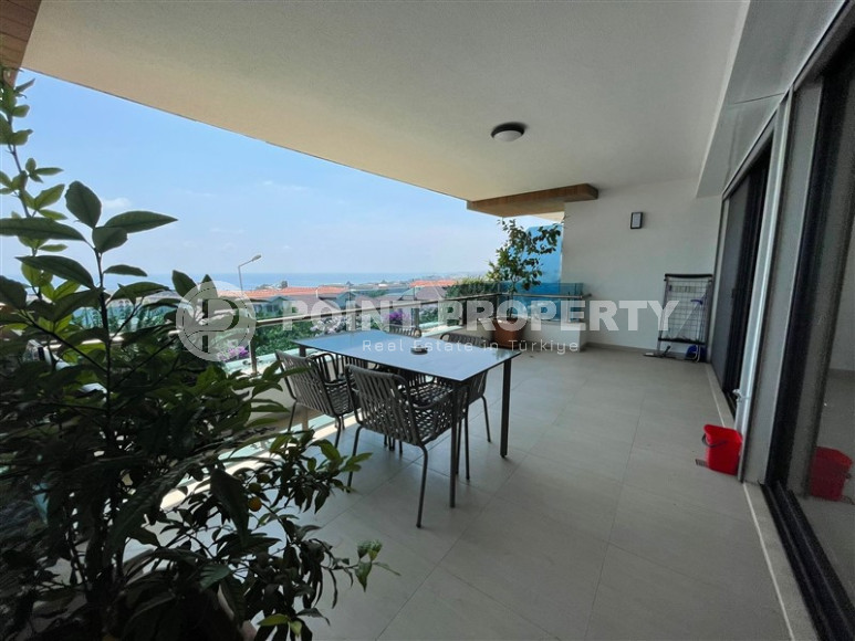 Просторные апартаменты 1+1 площадью 75 м2 с видом на море в элитном комплексе в районе Конаклы, 700 м от моря-id-1341-фото-15