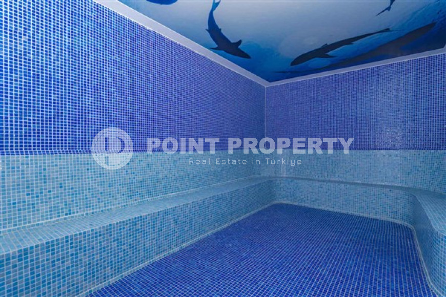 Modern 4+1 apartment with furniture and household appliances on the 12th floor in a building built in 2021-id-4129-photo-17