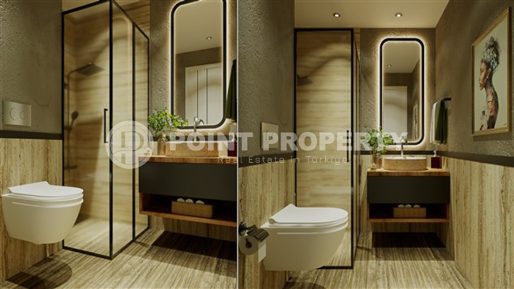 Apartments with an area from 47 m2 to 103 m2 in a residence at the stage of completion of construction work, Oba district-id-4135-photo-10