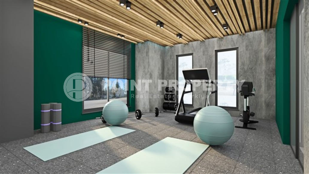 Комфортабельная четырёхэтажная резиденция в районе Оба. Срок завершения строительных работ в сентябре 2023 года.-id-4136-фото-4