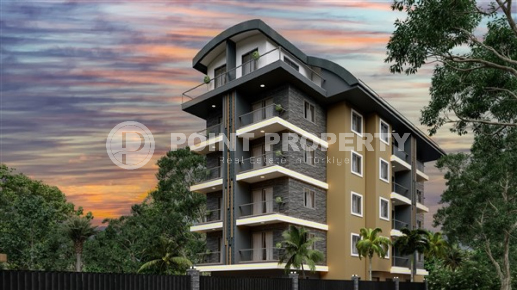 Комфортабельная четырёхэтажная резиденция в районе Оба. Срок завершения строительных работ в сентябре 2023 года.-id-4136-фото-5