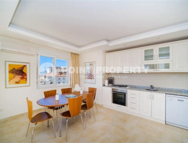 Светлая уютная квартира 2+1 на 7-м этаже с панорамным видом на море в спокойном районе Аланьи Тосмур.-id-4137-фото-3