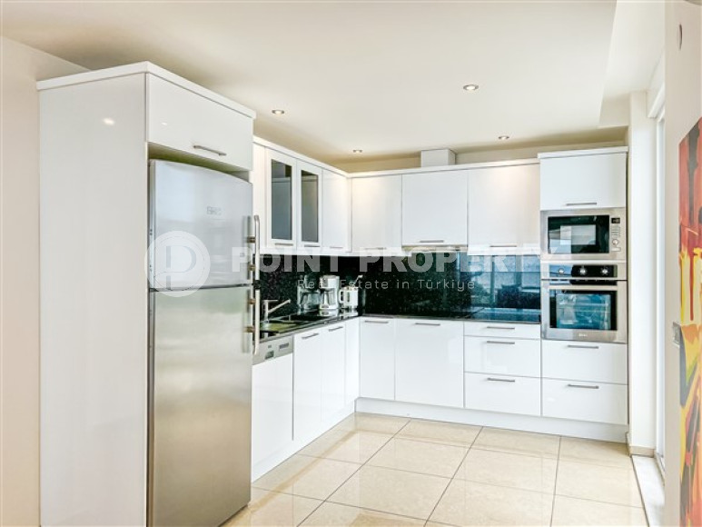 Роскошный пятикомнатный пентхаус 150 м2 с мебелью, район Конаклы-id-4146-фото-3