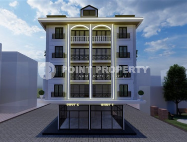 Magical penthouse with an area of 95 m2 in a low-rise complex under construction, the center of Alanya-id-4151-photo-1