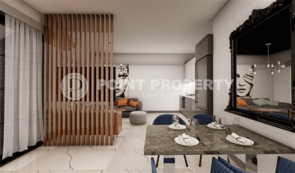 Волшебный пентхаус с площадью 95 м2 в малоэтажном комплексе на стадии строительства, центр Аланьи-id-4151-фото-4