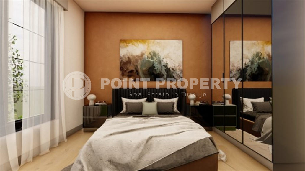 Волшебный пентхаус с площадью 95 м2 в малоэтажном комплексе на стадии строительства, центр Аланьи-id-4151-фото-5