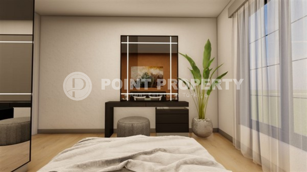 Волшебный пентхаус с площадью 95 м2 в малоэтажном комплексе на стадии строительства, центр Аланьи-id-4151-фото-6