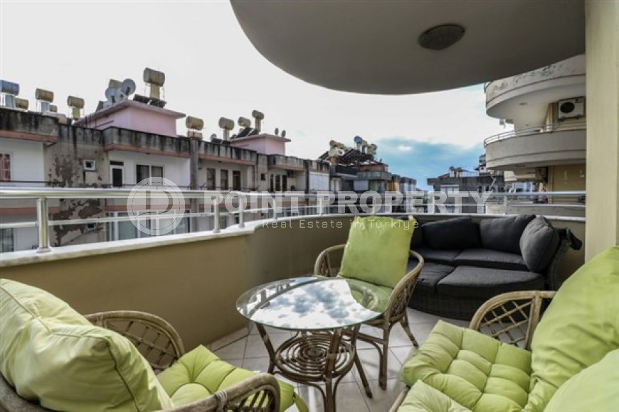 Очаровательная квартира 2+1 с площадью 95 м2 в 500 метрах от моря, центр Аланьи-id-4154-фото-5