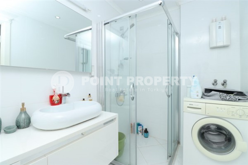 Очаровательная квартира 2+1 с площадью 95 м2 в 500 метрах от моря, центр Аланьи-id-4154-фото-8