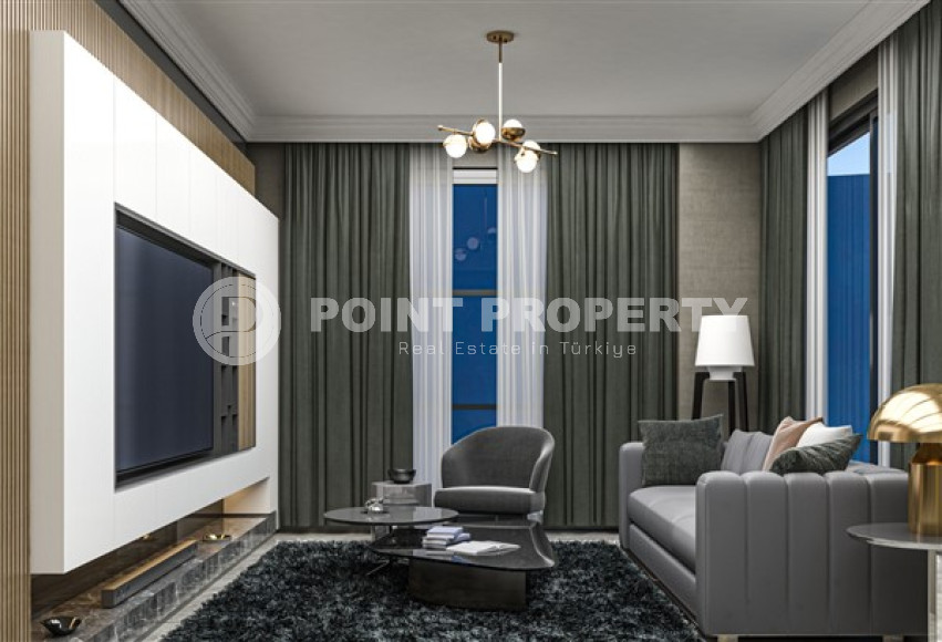 Квартиры и дуплексы в доме на этапе строительства с возможностью получения беспроцентной рассрочки и вида на жительство в Турции.-id-4155-фото-6